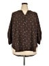 41Hawthorn Stars Brown 3/4 Sleeve Button-Down Shirt Size 2X - photo 1