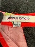 Jealous Tomato Tropical Floral Red Romper Size S - photo 4