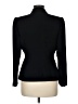 Tahari by ASL 100% Polyester Solid Black Blazer Size 8 Petite - photo 2