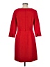 Ann Taylor Solid Red Casual Dress Size 6 - photo 2
