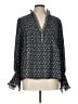 Max Studio 100% Polyester Gray Long Sleeve Blouse Size L - photo 1
