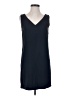 Theory 100% Polyester Solid Black Casual Dress Size 0 - photo 1