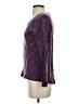 Halogen 100% Cashmere Polka Dots Purple Cashmere Pullover Sweater Size S - photo 5