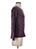 Halogen 100% Cashmere Polka Dots Purple Cashmere Pullover Sweater Size S - photo 4