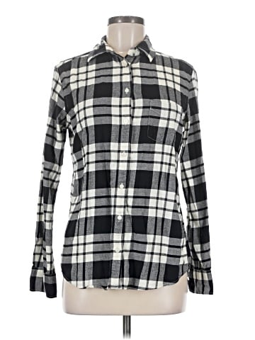 Uniqlo Long Sleeve Button-Down Shirt (view 1)
