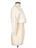 WeWoreWhat Ivory 3/4 Sleeve Button-Down Shirt Size L - photo 4