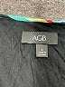 AGB 100% Polyester Green 3/4 Sleeve Blouse Size L - photo 7