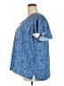 Fun2Fun Blue Short Sleeve Blouse Size 2X - photo 5
