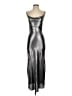 ALLSAINTS Metallic Silver Cocktail Dress Size 0 - photo 1