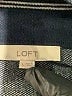 Ann Taylor LOFT 100% Cotton Plaid Black Coat Size L - photo 6