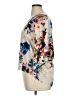 Bobeau 100% Polyester Floral Ivory 3/4 Sleeve Blouse Size XL - photo 5