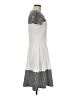 De Collection Stripes Gray Casual Dress Size M - photo 4