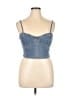 Alice + Olivia Blue Sleeveless Top Size 14 - photo 1