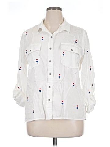 Billy T 3/4 Sleeve Button-Down Shirt (view 1)