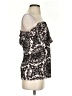 Venus Black Short Sleeve Blouse Size S - photo 4