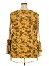 Skye's The Limit Gold 3/4 Sleeve Blouse Size 3X - photo 2