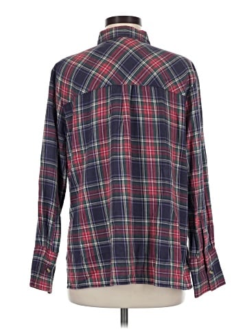 Topshop Long Sleeve Button-Down Shirt (view 2)