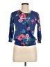 Joules Floral Multi Color Blue Cardigan Size 6 - photo 1