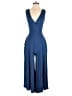 Zenana Solid Blue Jumpsuit Size S - photo 1