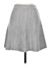 Theory Chevron-herringbone Gray Wool Skirt Size S - photo 2