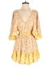 Easel 100% Rayon Yellow Romper Size S - photo 1