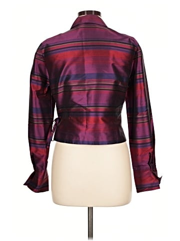 Allison Taylor Long Sleeve Silk Top (view 2)