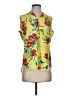 Jaclyn Smith 100% Polyester Yellow Sleeveless Blouse Size S - photo 1