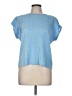 TanJay 100% Polyester Blue Short Sleeve Top Size M (petite) - photo 1