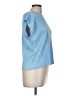 TanJay 100% Polyester Blue Short Sleeve Top Size M (petite) - photo 4