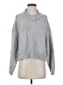 Gap Solid Gray Turtleneck Sweater Size S (petite) - photo 1