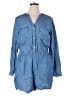 Old Navy Solid Blue Romper Size XL (tall) - photo 1