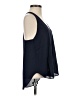 Three Eighty Two 100% Polyester Blue Sleeveless Blouse Size XS - photo 4