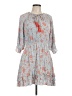 Easel 100% Rayon Blue Casual Dress Size L - photo 1