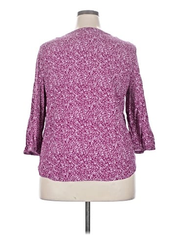Croft & Barrow 3/4 Sleeve Blouse (view 2)