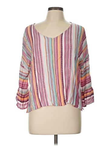 Coco + Carmen 3/4 Sleeve Blouse (view 1)