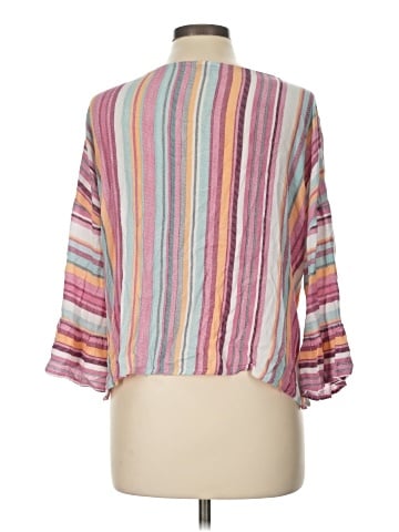 Coco + Carmen 3/4 Sleeve Blouse (view 2)