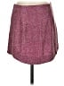 Thirty/Thirty 100% Polyester Solid Burgundy Casual Skirt Size S - photo 1
