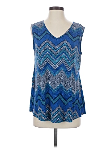 Roz & Ali Sleeveless Blouse (view 1)