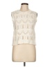 Pink Rose 100% Acrylic Ivory Sweater Vest Size L - photo 1