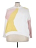 Ulla Popken 100% Baumwolle Color Block White Pullover Sweater Size 20 - photo 1