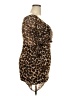 Libian Animal Print Brown Casual Dress Size 2X - photo 4