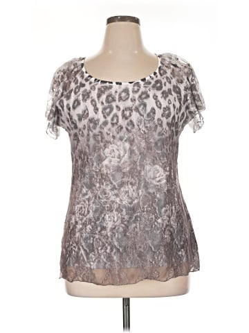 Brittany Black Short Sleeve Blouse (view 1)