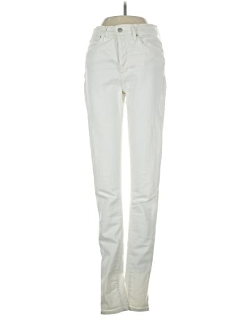 Madewell Taller 9" Mid-Rise Skinny Jeans in Pure White (view 1)