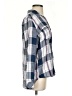 Kut from the Kloth 100% Lyocell Plaid Gray Long Sleeve Blouse Size S - photo 4