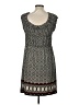 Max Studio Print Gray Casual Dress Size S - photo 2