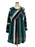 Egy California Stripes Teal Casual Dress Size 3XL - photo 1