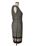 Max Studio Print Gray Casual Dress Size S - photo 4