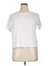 Free Assembly Solid White Short Sleeve T-Shirt Size XL - photo 1