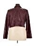 ELOQUII 100% Viscose Burgundy Jacket Size 22 Plus - photo 2