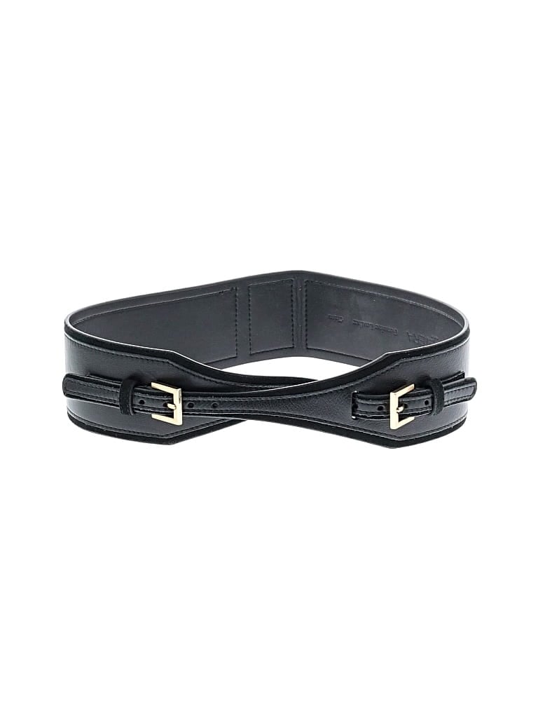 Pre-owned Etcetera Leather Belt In Black